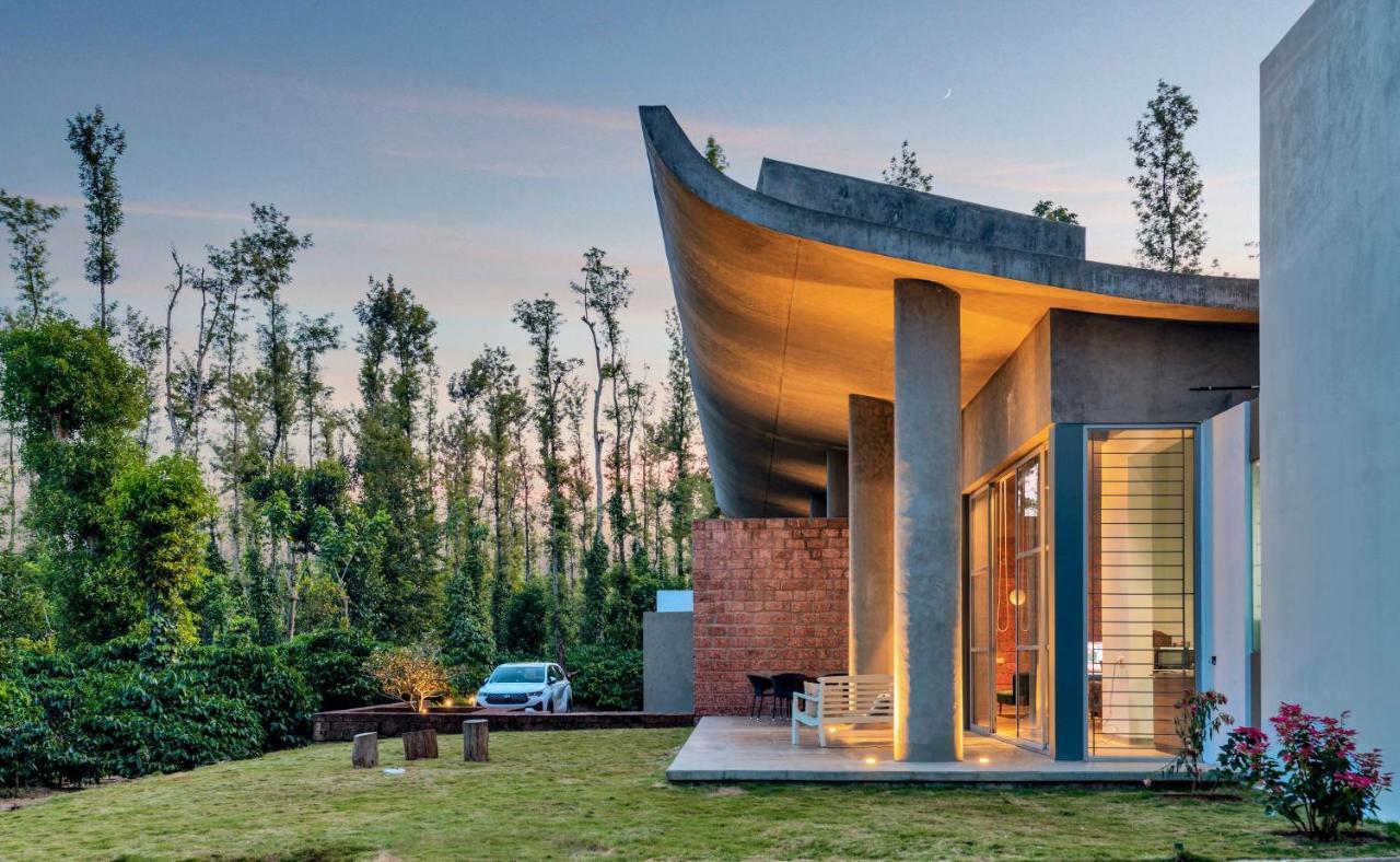 Saffronstays Cafella- A 3-Bdr Elliptical-Roof Villa In Chikmagalur Mudigere Екстериор снимка